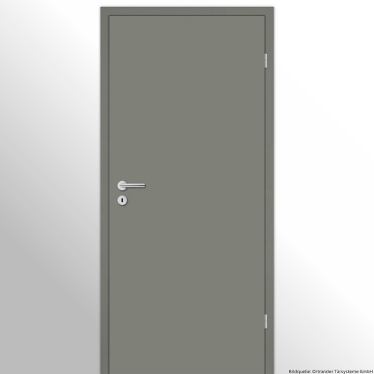 CPL Lavagrau Lack - Innentür mit Zarge RAL 7037